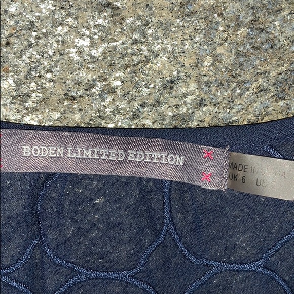 Boden Limited Edition Silk Blue Blouse - Picture 4 of 11